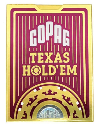 Карты Copag Texas Hold'Em (красная рубашка)
